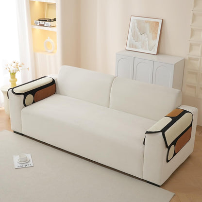 Moderna Curves All Season Sofa Cover Mat, Oyster Beige
