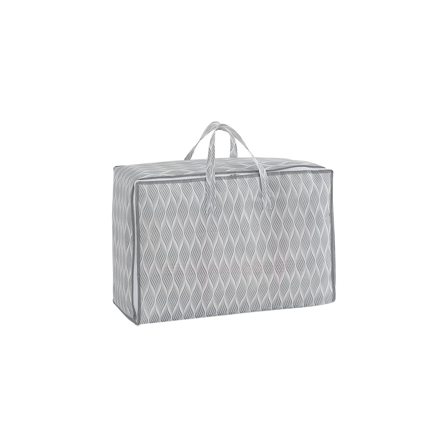 Foldable Clothes & Blanket Storage Bag – Moisture-Resistant, Zippered with Handles