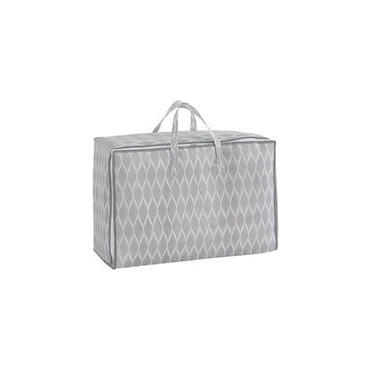 Foldable Clothes & Blanket Storage Bag – Moisture-Resistant, Zippered with Handles