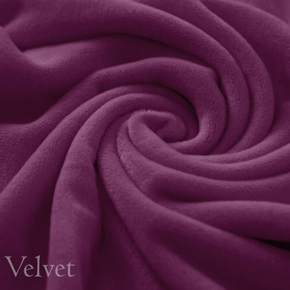Elastic Stretchable Premium Velvet Sofa Cover, Purple