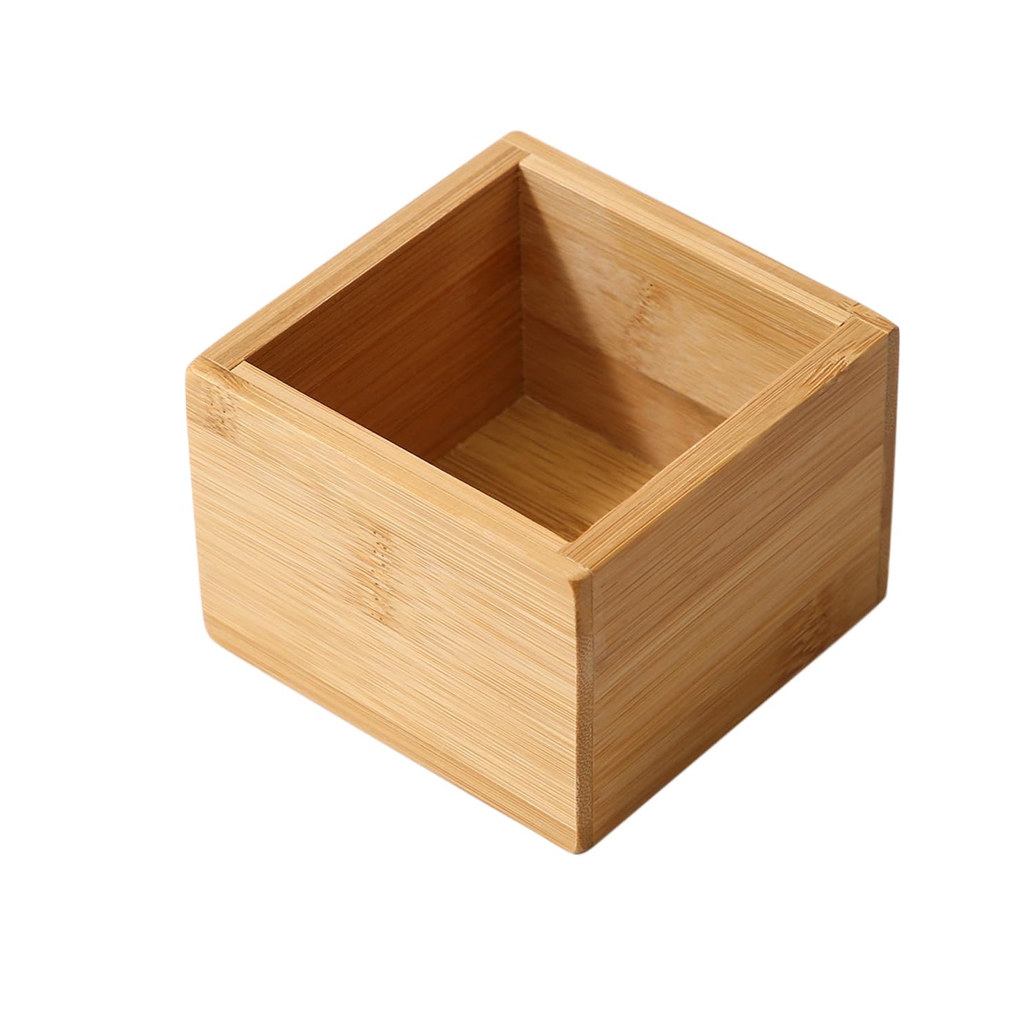 Bamboo Drawer Organizer Storage Box for Home, Bathroom, Kids Room Office Desk Organizer