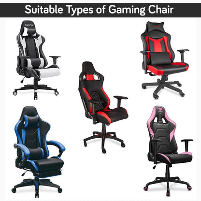 Gaming Chair Cover Stretchable Computer Rotating Chair Seat Covers Slipcover, Black