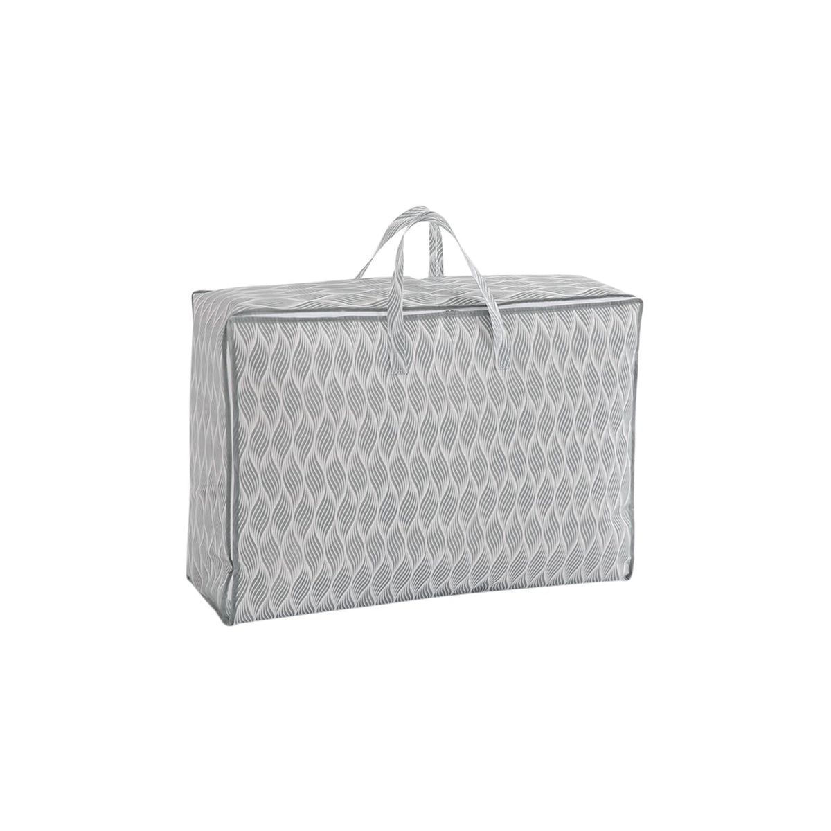 Foldable Clothes & Blanket Storage Bag – Moisture-Resistant, Zippered with Handles