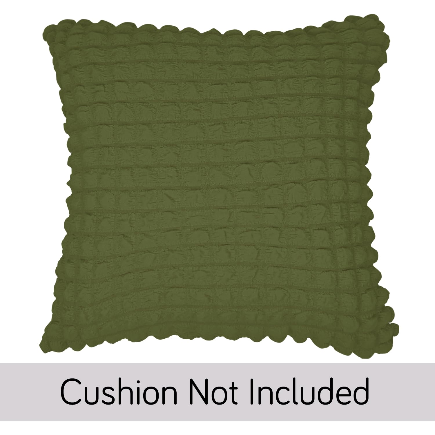 Buy Cute Forest Green Colour Zippered Square Sofa Pillow Covers Online