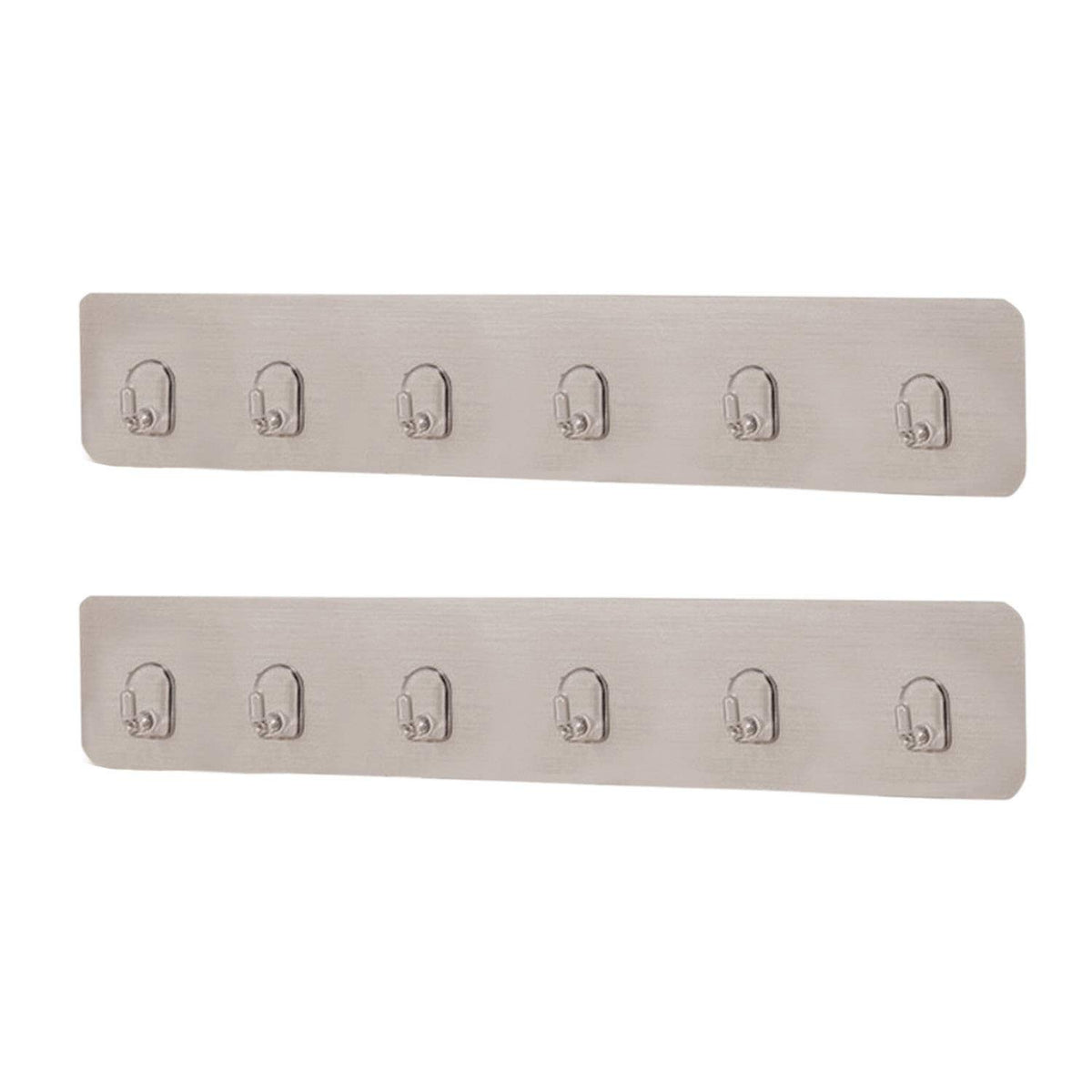Magic Sticker Series Self Adhesive Bathroom Hook Rail, Hook for Kitchen, Wall Hooks for Hanging, Kitchen Hooks for Hanging Utensils, Key Holder White , Plastic