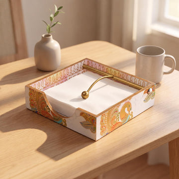 HOKIPO Napkin Holder for Dining Table, Engineered Wood, Mayur Mahal - image 1