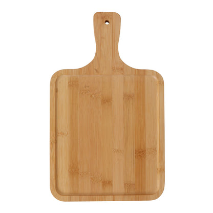 Wooden Platter Rectangular Serving Tray With Handle |Appetizer Plate | Snacks Serving Platter, 40X28 cm