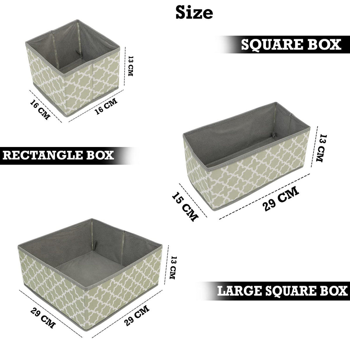 Foldable Storage Basket Bins Closet Wardrobe Organizer