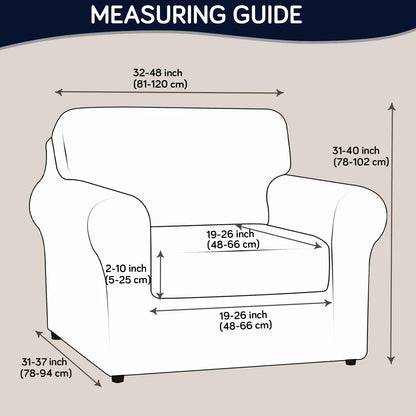 Printed Stretchable Sofa Slipcover with 1/2/3 Pc Separate Seat Cushion Cover for each 1/2/3 Seater, Sunset Botanical Bloom