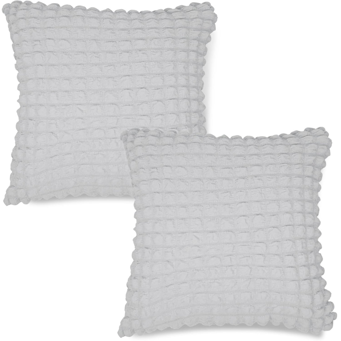 Buy Premium Ash Grey Colour Zippered Square Cushion Covers Online