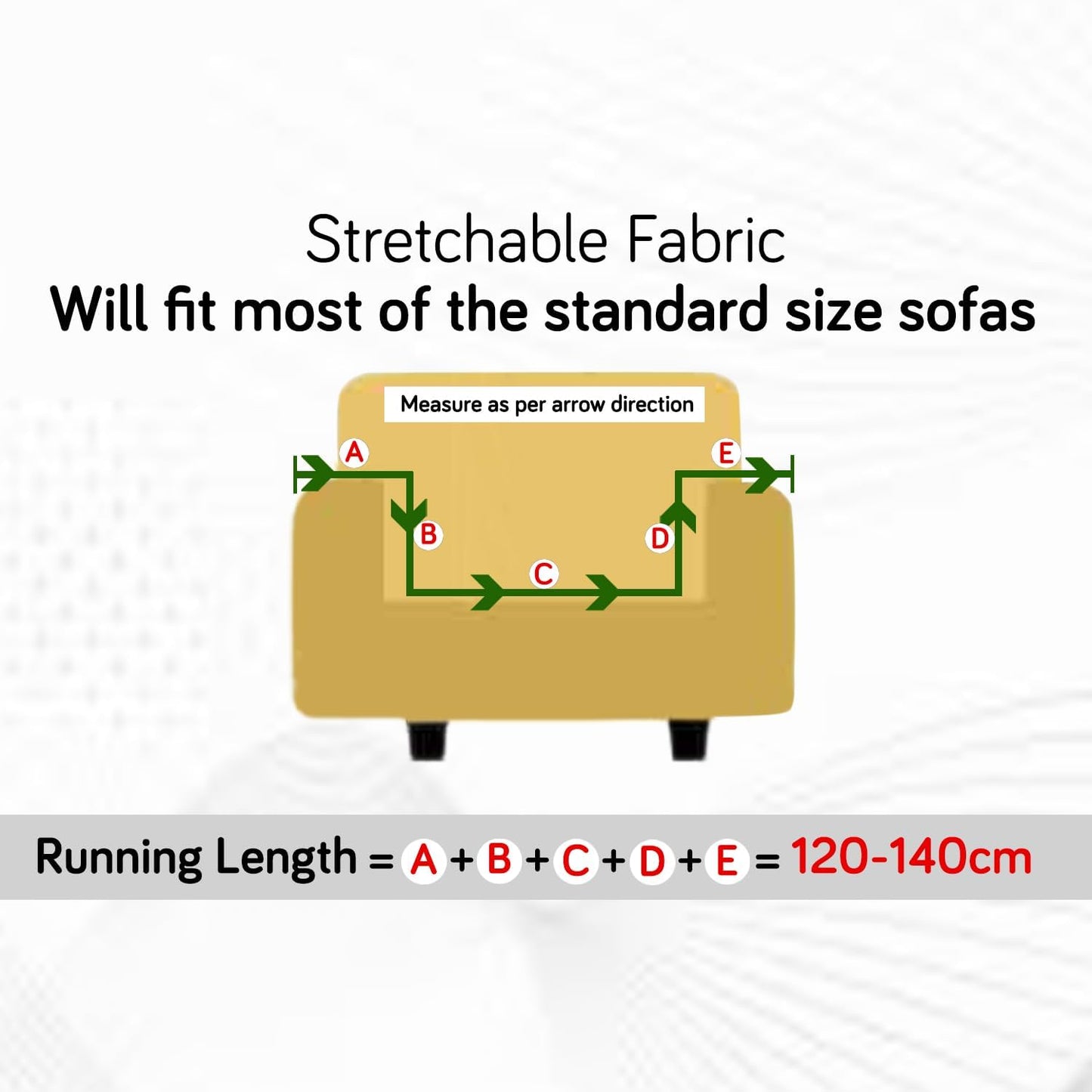 How to measure for an single seater sofa covers