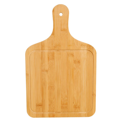 Wooden Platter Serving Tray with Handle | Pizza Tray | Snacks Serving Platter, 40x25 cm