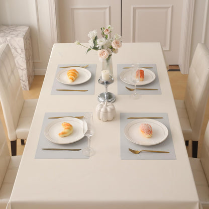 Buy fog grey pp waterproof placemat set of 4