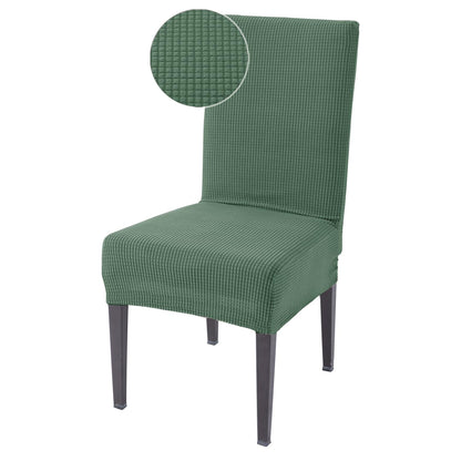 HOKIPO 200 GSM Jacquard Set of 1/2/4/6 Dining Chair Cover, Green