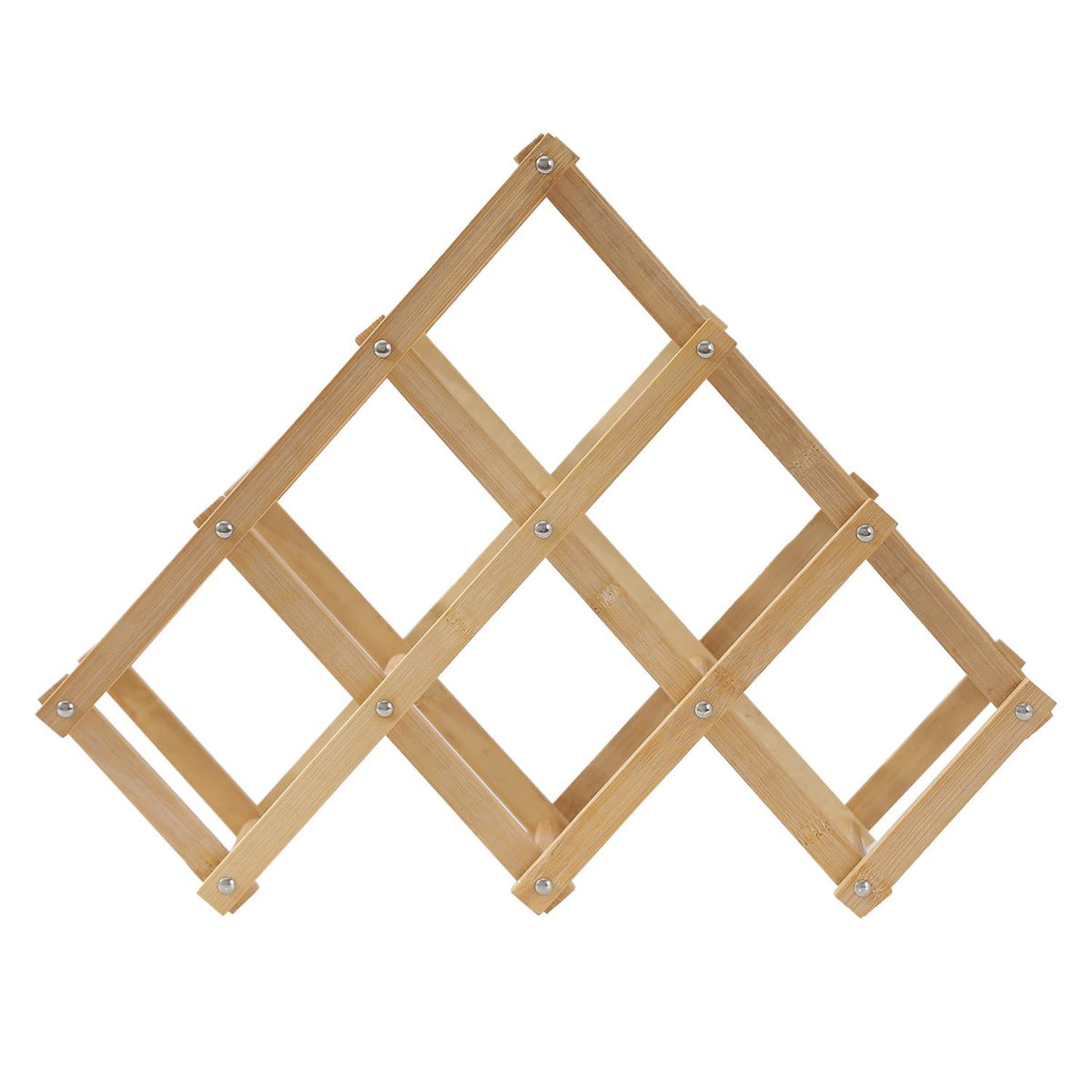 Wooden 5/6 Wine Bottle Display Rack