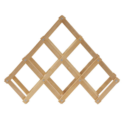 Wooden 5/6 Wine Bottle Display Rack
