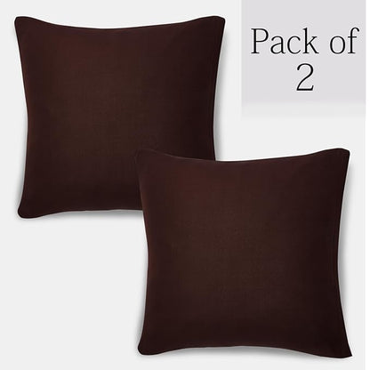 Elastic Stretchable Sofa Cover and Cushion Cover, Chocolate Brown