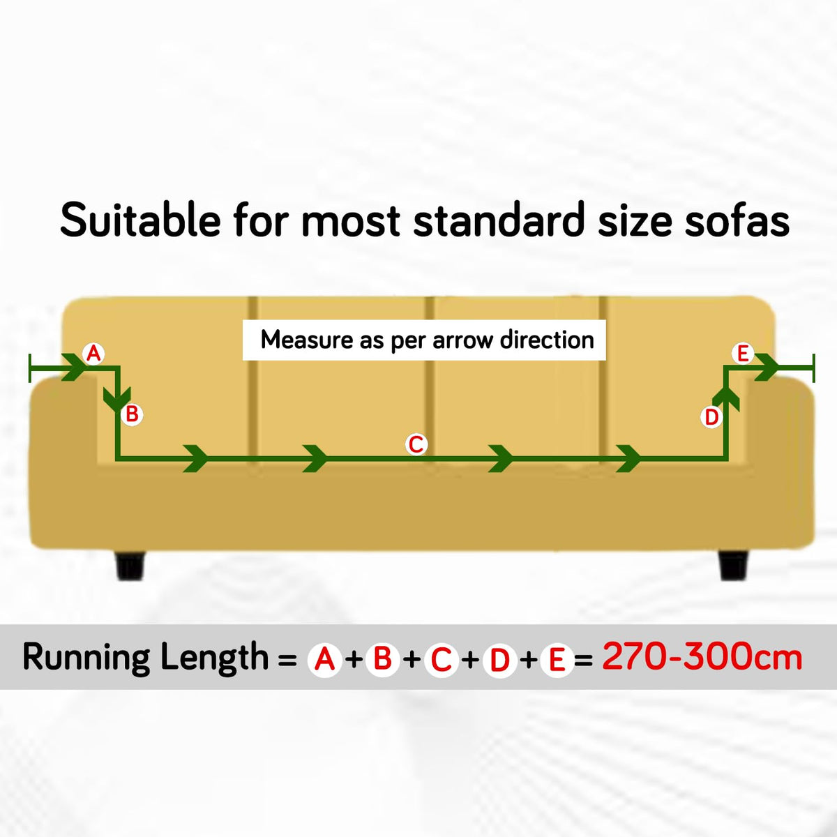 How to measure for an 4 seater sofa cover