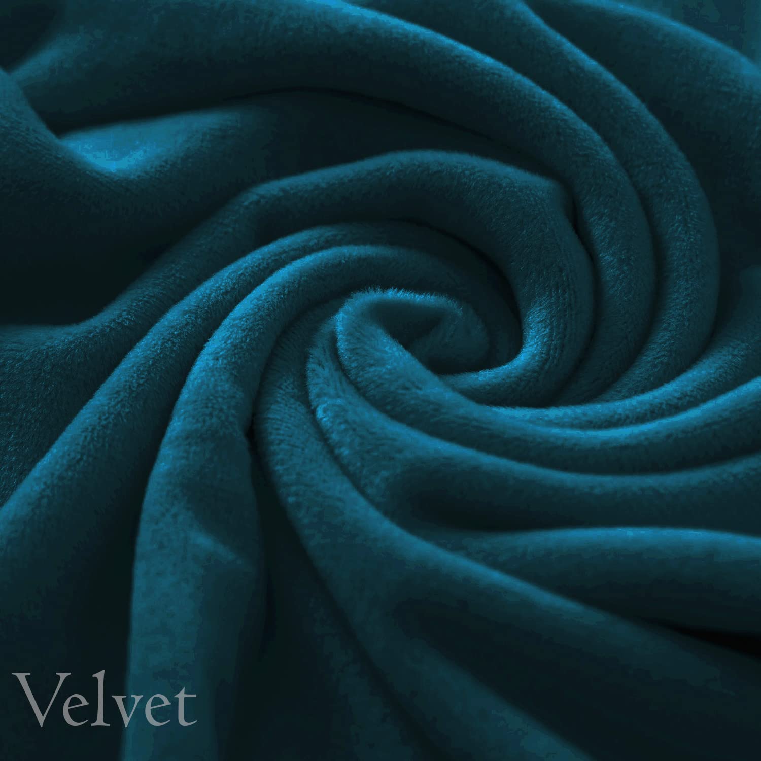 Peacock Blue elastic velvet sofa cover