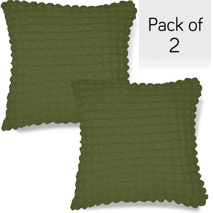 Best Forest Green Colour Zippered Square Pillow Cover