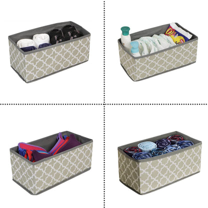 Foldable Storage Basket Bins Closet Wardrobe Organizer