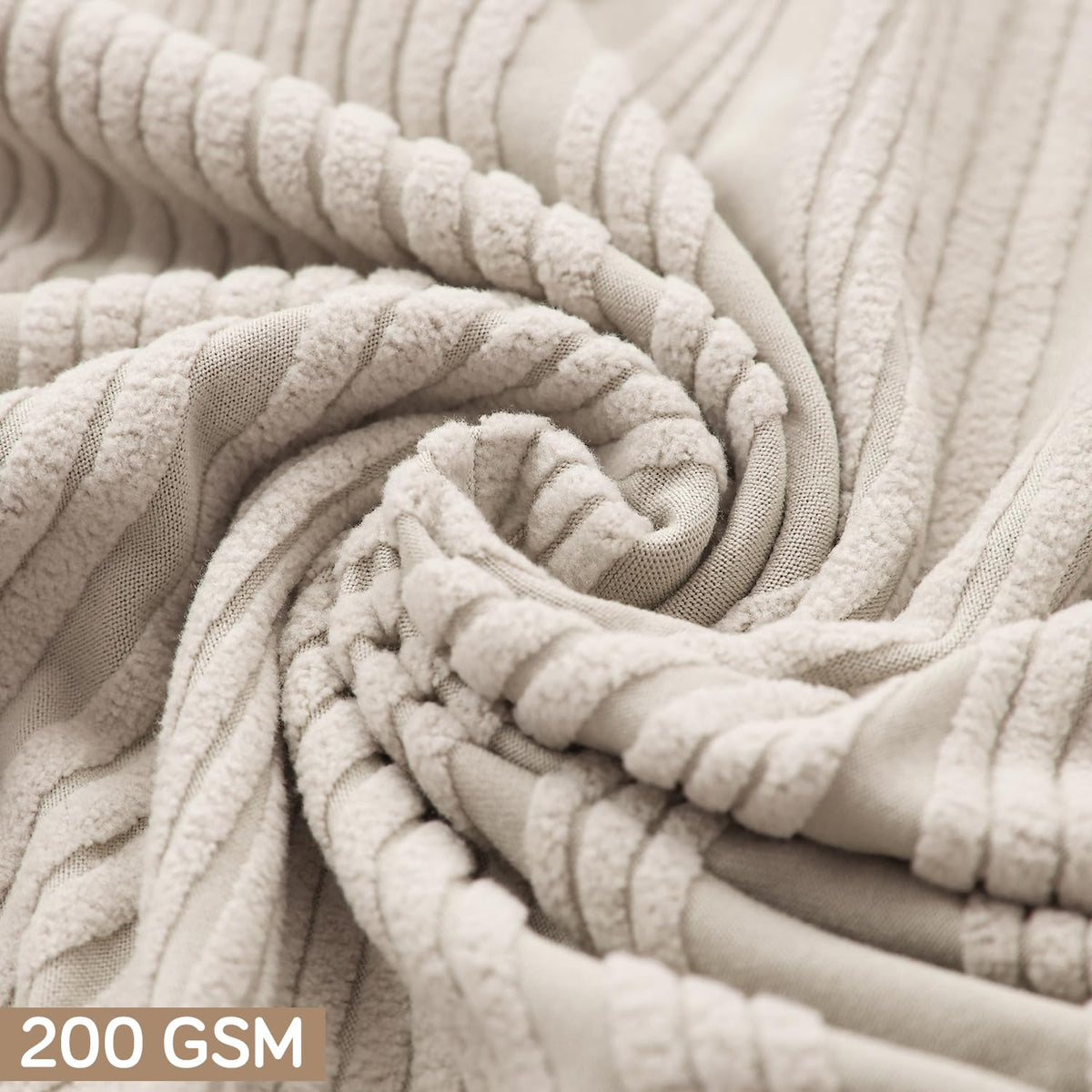 Nestiva Series Stretchable Knitting Jacquard Chair Cover - Skimmed Cream