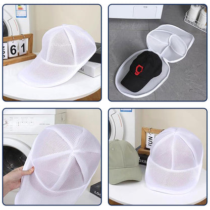 HOKIPO Dual-Layer Mesh Cap Laundry Wash Bag for Washing Machine