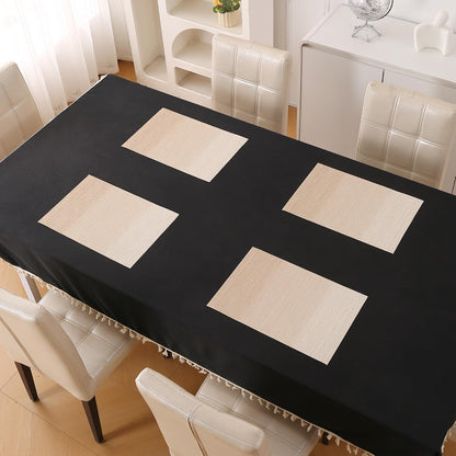 GradientHue PVC Mats for Dining Table - Sand Oasis