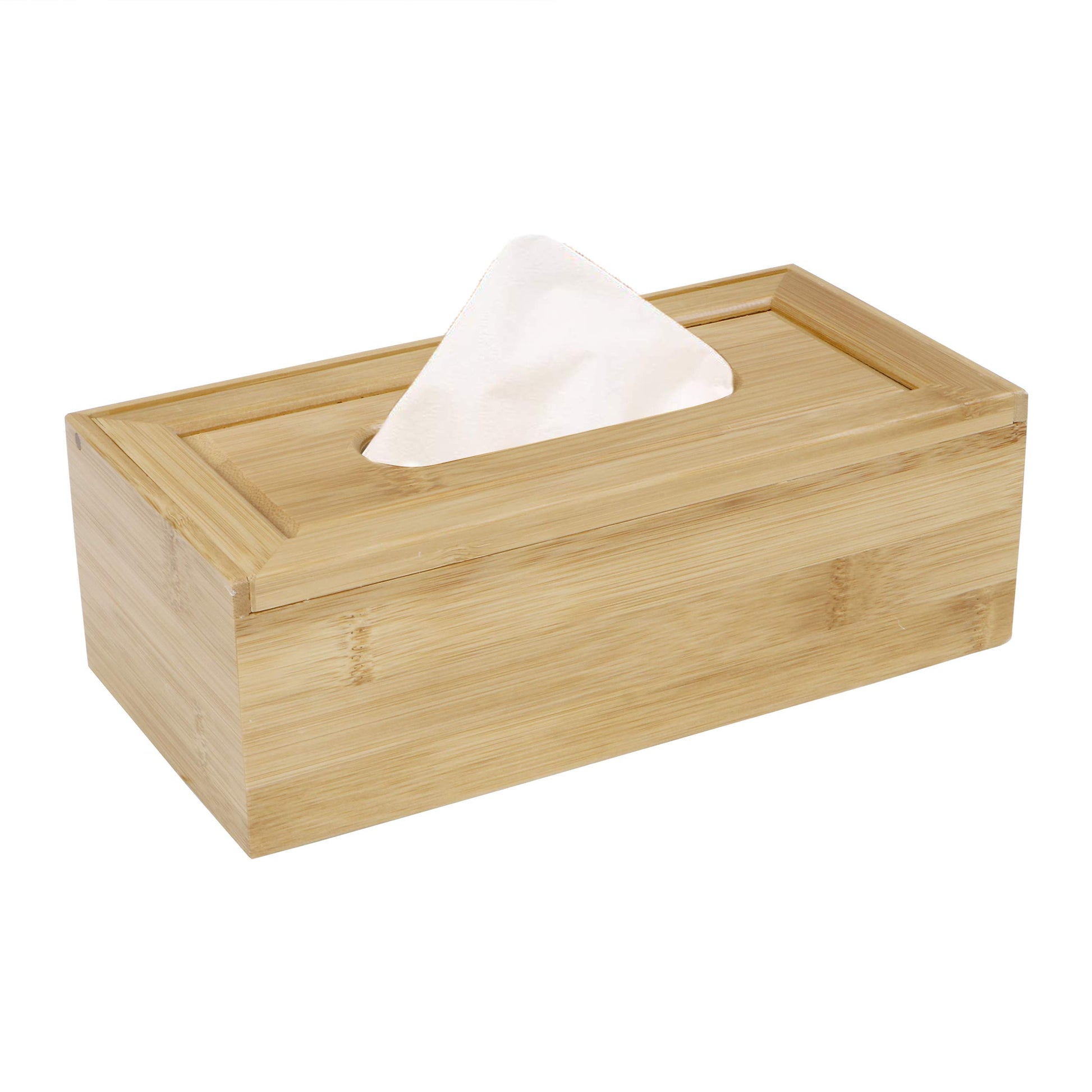 Buy Large Wooden Tissue Holder – Rectangular | HOKIPO