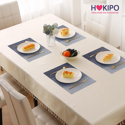 GradientHue PVC Mats for Dining Table - Ocean Hue