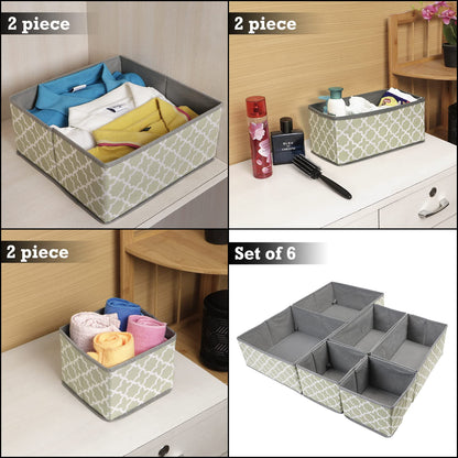 Foldable Storage Basket Bins Closet Wardrobe Organizer