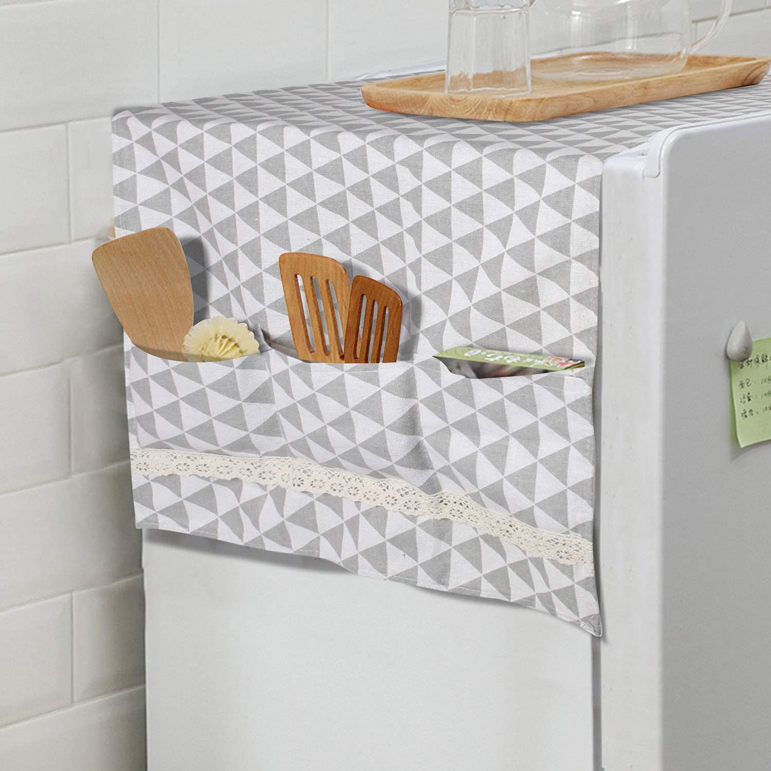 Buy Grey Fridge Top Cover online at HOKIPO