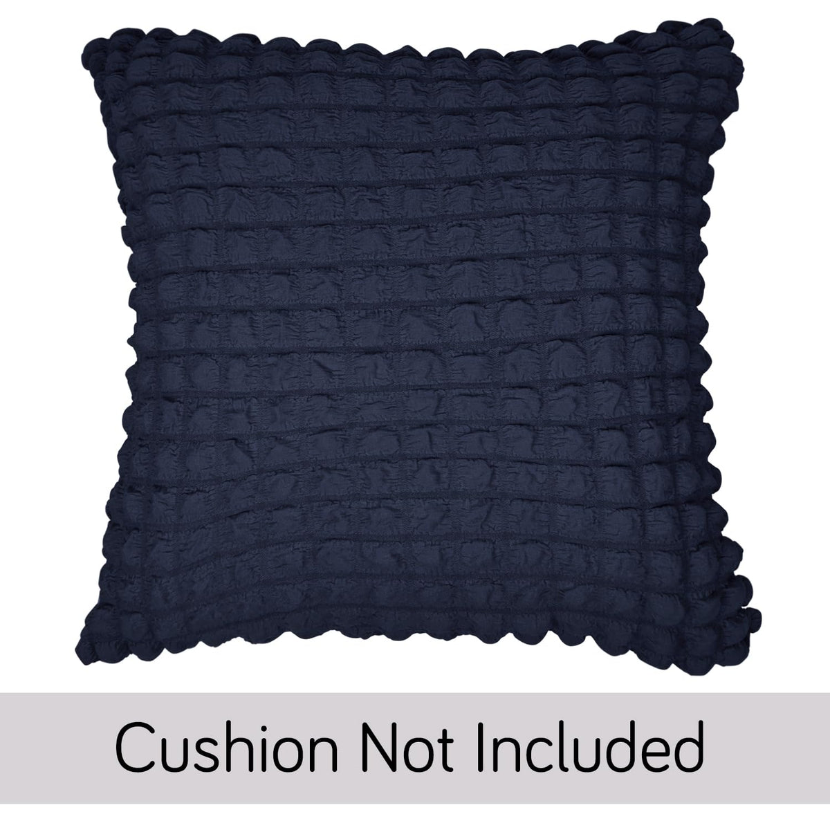 Buy Cute Navy Blue Colour Zippered Square Sofa Pillow Covers Online