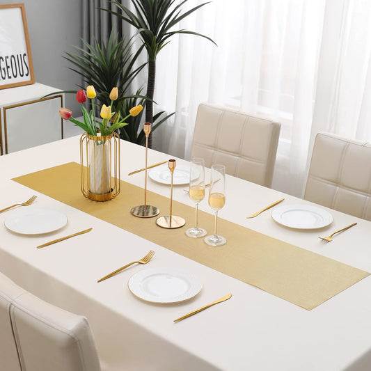 PVC Table Runner, Golden