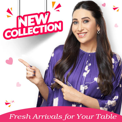 Artistic Flora PVC Washable Mats for Dining Table - Tulip Flora