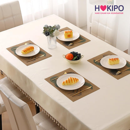 Botanical Tropic PVC Mats for Dining Table - Fern Fronds