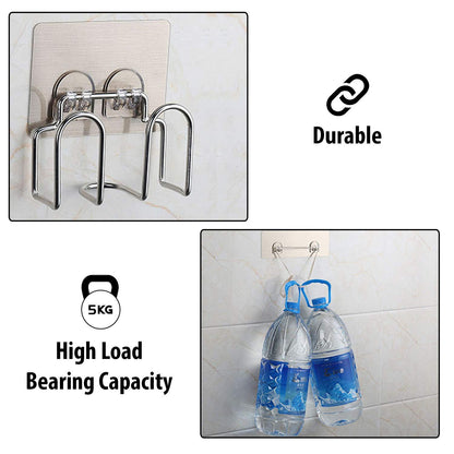 Magic Sticker Series Self Adhesive Stainless Steel Kitchen Scrubber Sponge Holder