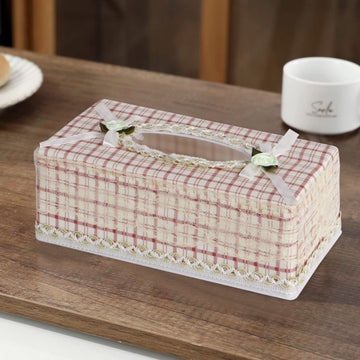 Plastic Tissue Paper Holder, Off-white