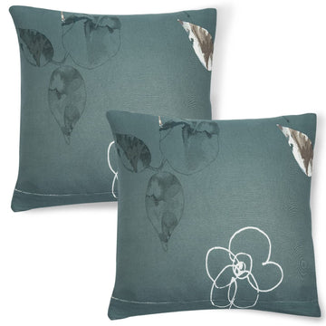 Best Smokey Grey Print square cushion cover online