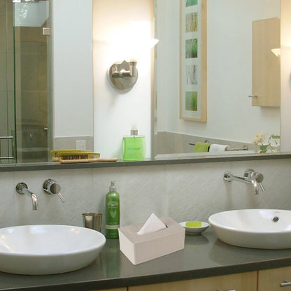 Buy bathroom cream color plastic tissue box | HOKIPO