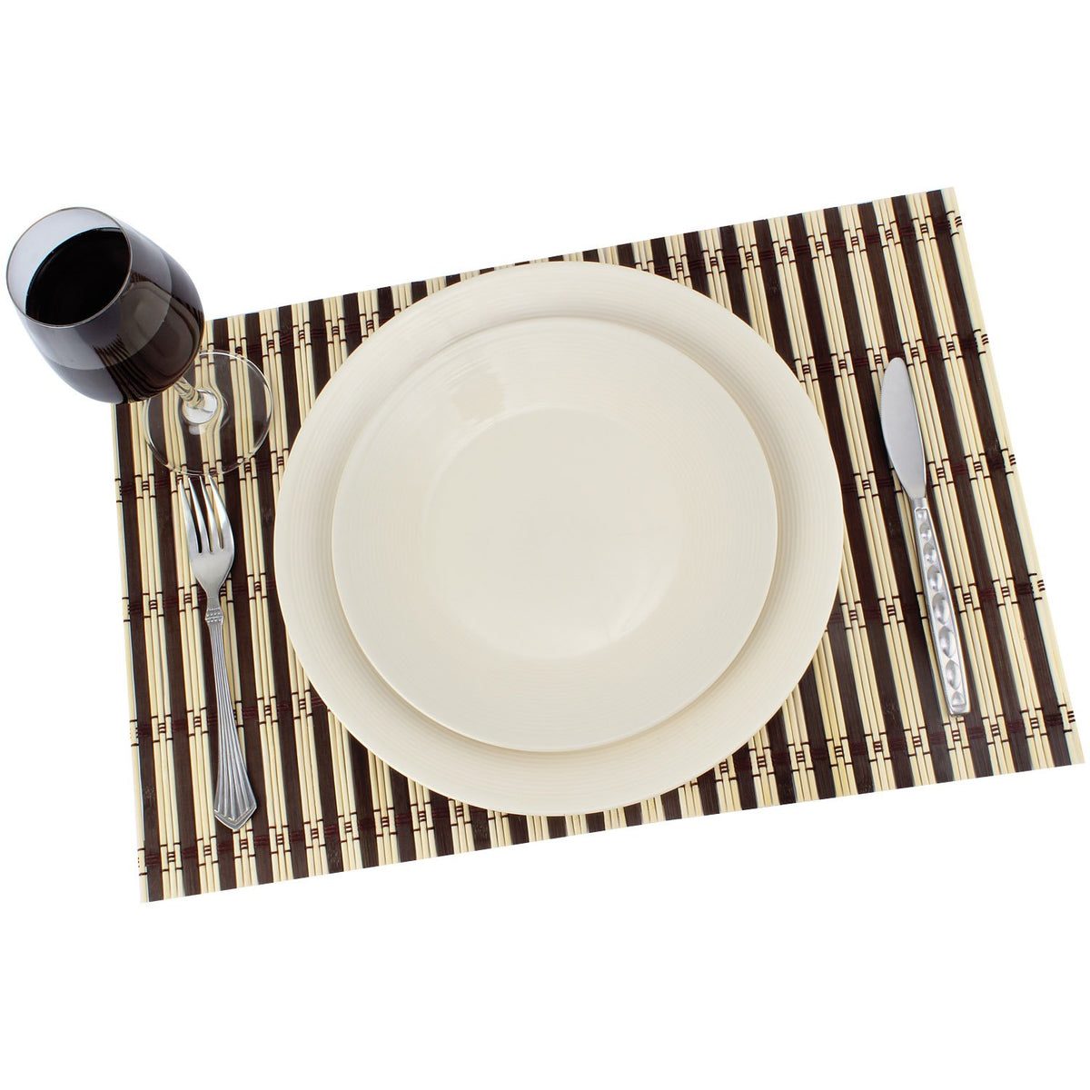Buy heat resistant bamboo dining table mat | Hokipo