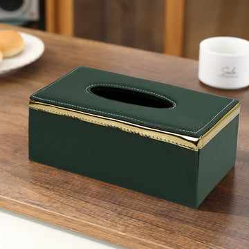Buy Green Premium Tissue Box | HOKIPO