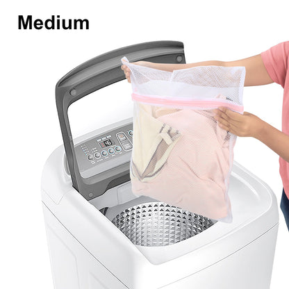 Mesh Laundry Clothes Washing Bag, Pack Of 3