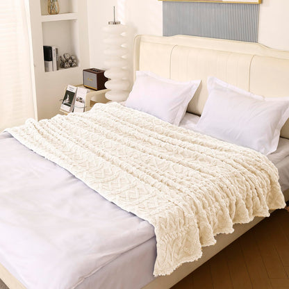 Buy Cream Colour AC Luxury Blanket | HOKIPO