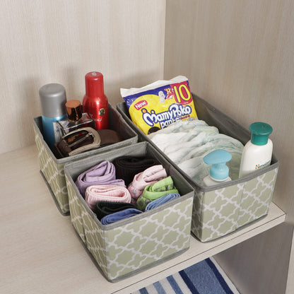 Foldable Storage Basket Bins Closet Wardrobe Organizer