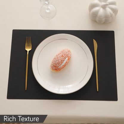 PP Waterproof Dining Table Mat, Chocolate Brown