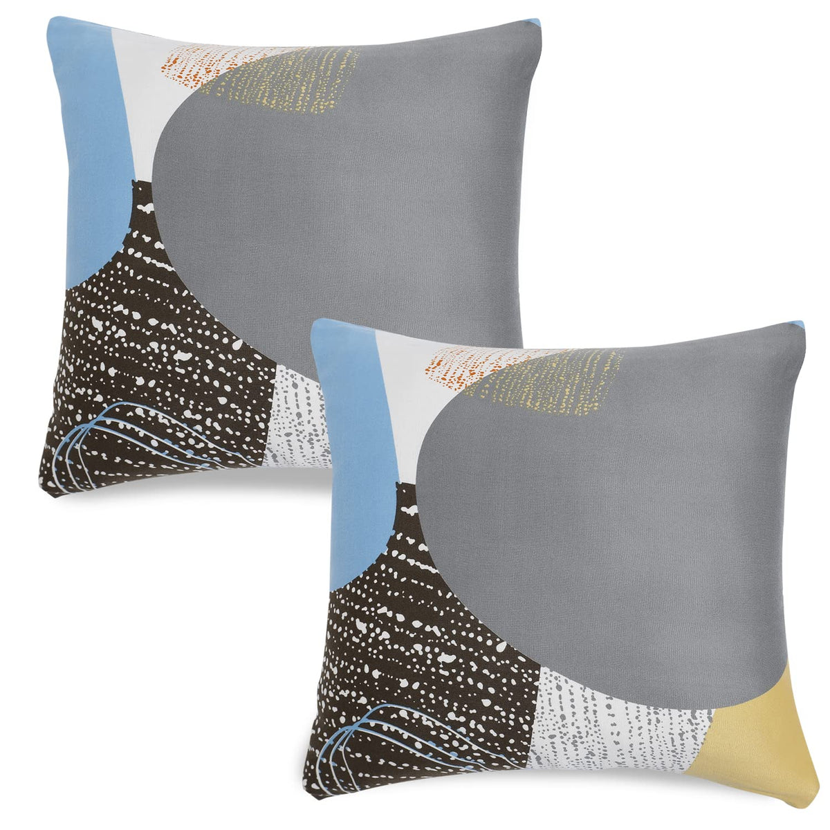 Best Multicolor Pebbles Print square cushion cover online