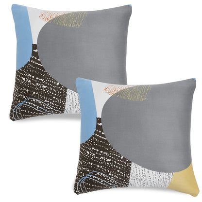 Best Multicolor Pebbles Print square cushion cover online
