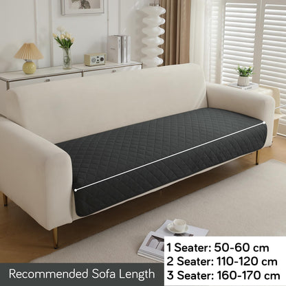 Waterproof Anti-Slip Quick Dry Sofa Seat Mat for 1/2/3 Seater, Grey