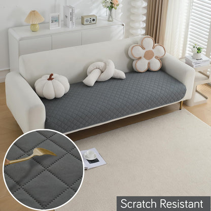 Water Repellent + Waterproof Quick Dry Sofa Seat Mat for 1/2/3 Seater Sofa - Dark Grey